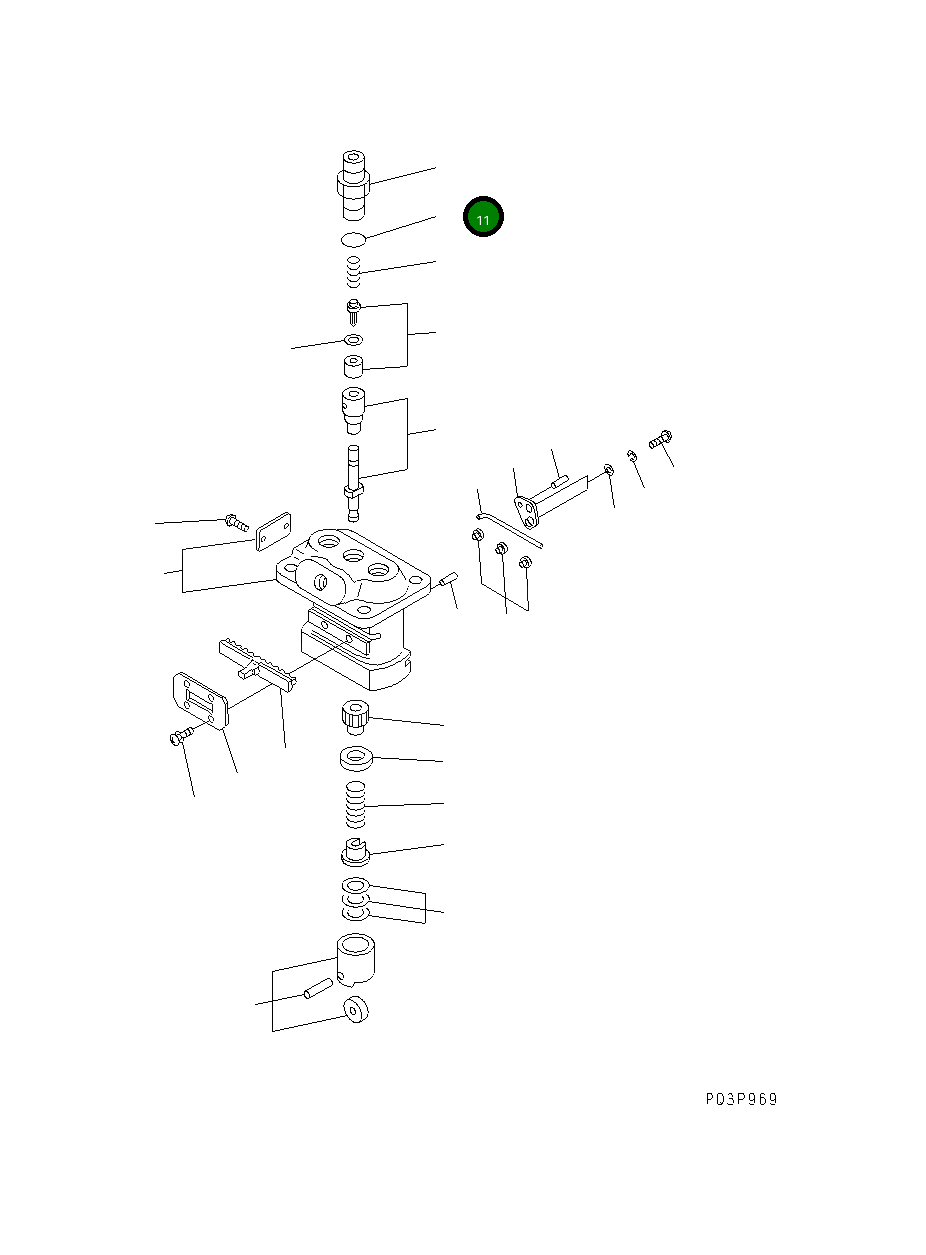 Кольцо уплотнительное (O-Ring) YM119620-51370 Komatsu
