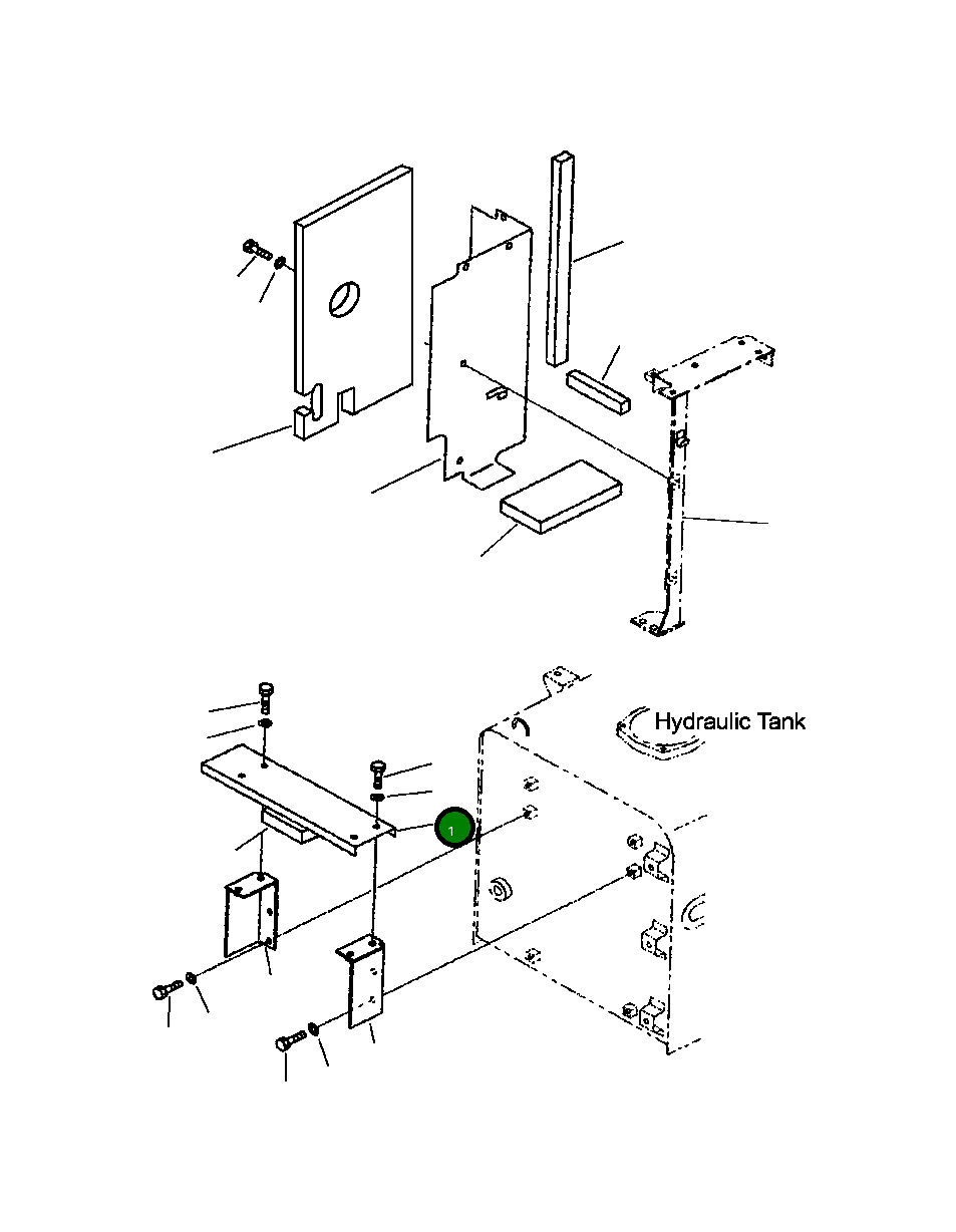 Крышка 208-54-64660 Komatsu