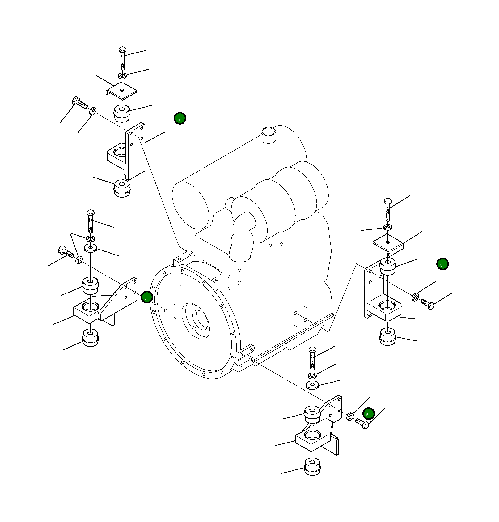 Болт 801015623 Komatsu