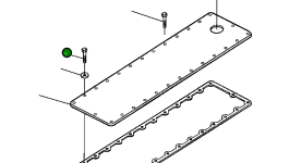 Болт 1246 504 H1 Komatsu