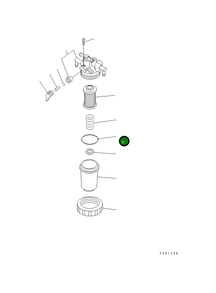 Кольцо уплотнительное (O-Ring) 453-648  Komatsu