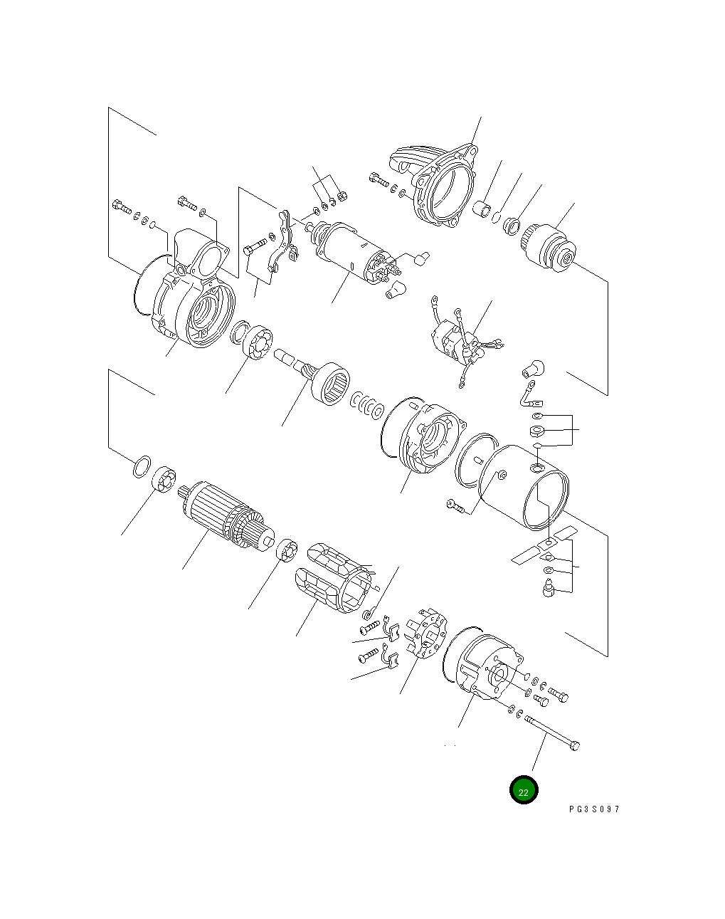 Болт KD1-23901-0080 Komatsu