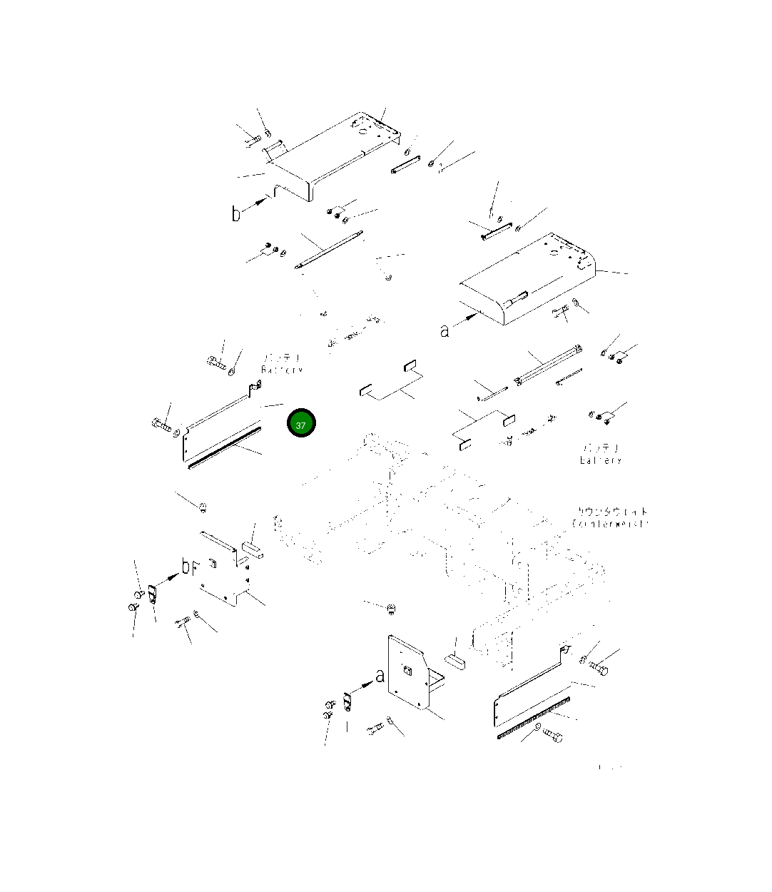 Крышка 418-06-61140 Komatsu