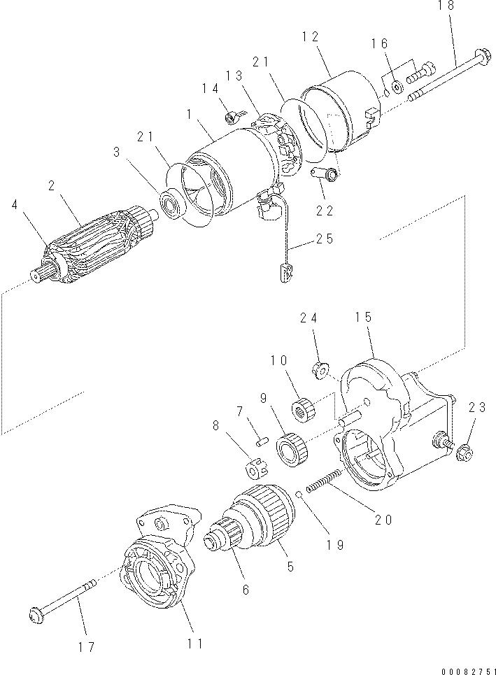 Болт KT17123-6332-0  Komatsu
