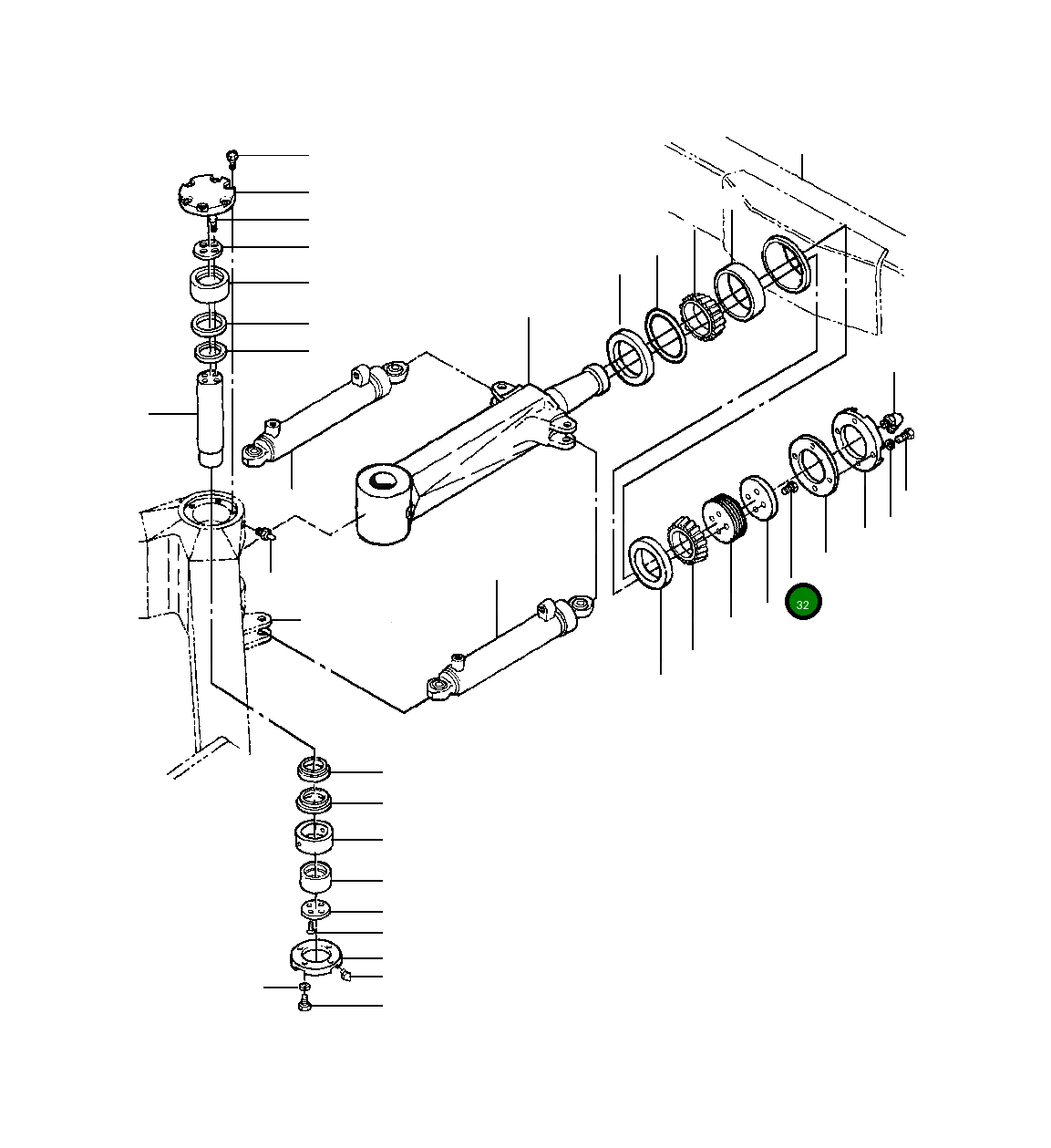 Болт 107 403 Komatsu