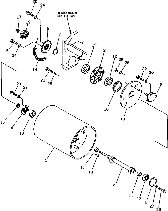 Болт 268-40-31240 Komatsu
