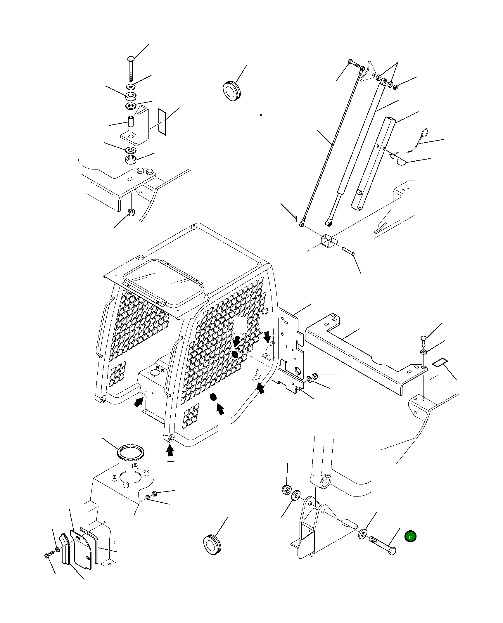 Болт 801015660 Komatsu