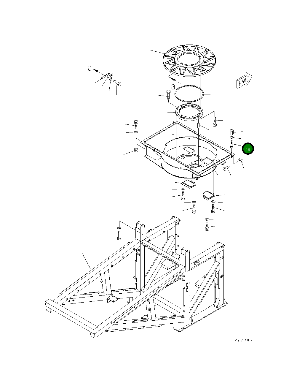 Болт 8255-72-2310 Komatsu