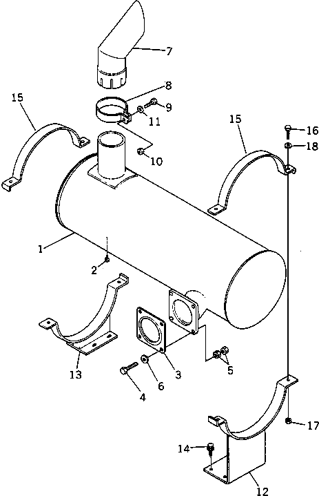 Болт DY00190-08020 Komatsu