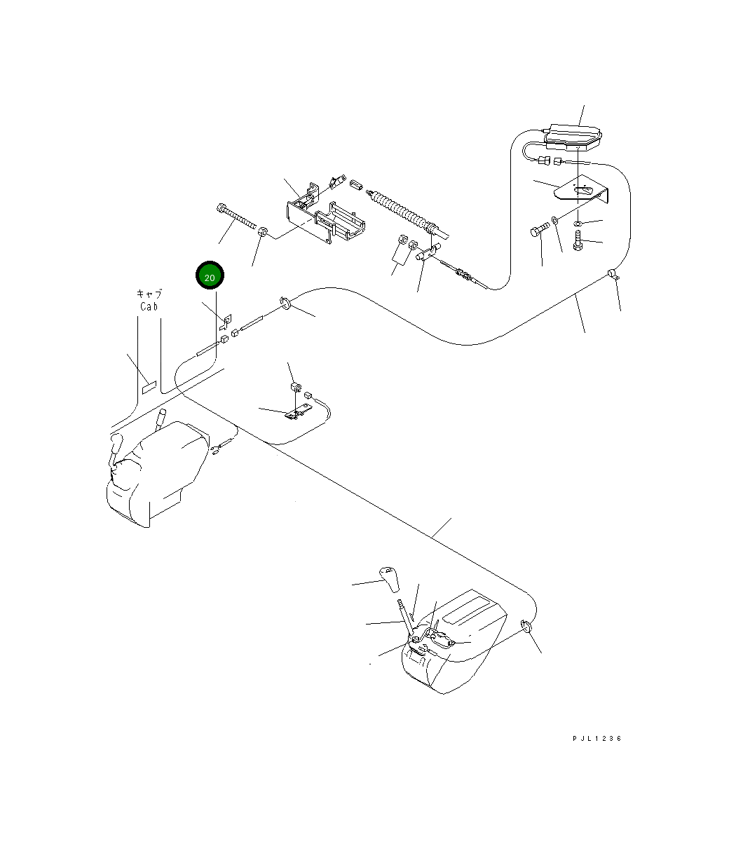 Болт 22T-56-12630 Komatsu