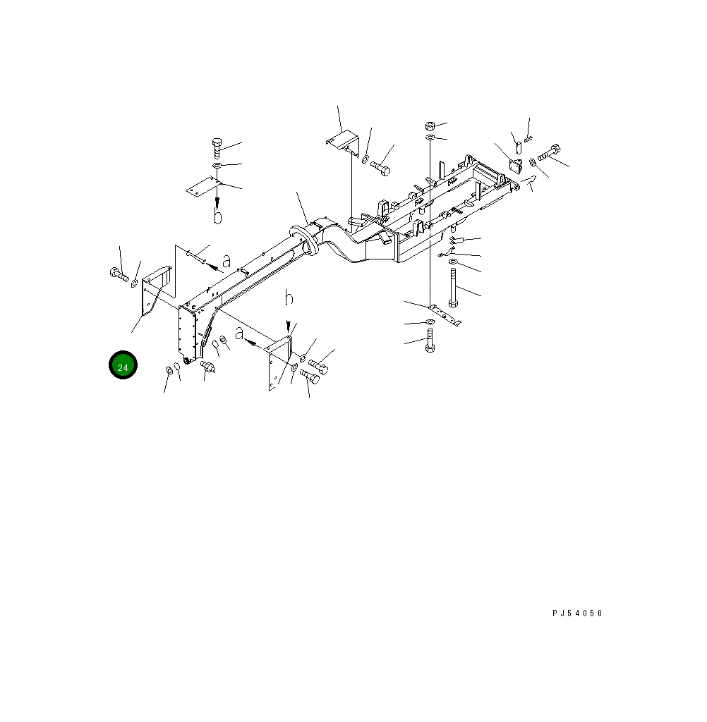 Крышка 23B-60-16790 Komatsu