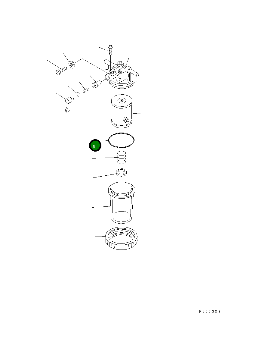 Кольцо уплотнительное (O-Ring) YM102103-55520 Komatsu