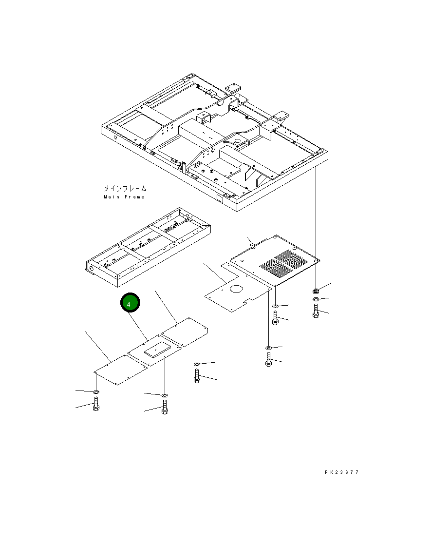 Крышка 8221-54-1372 Komatsu