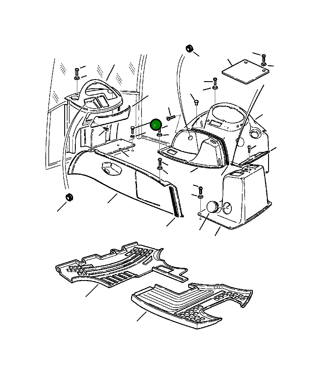 Болт 801015084  Komatsu