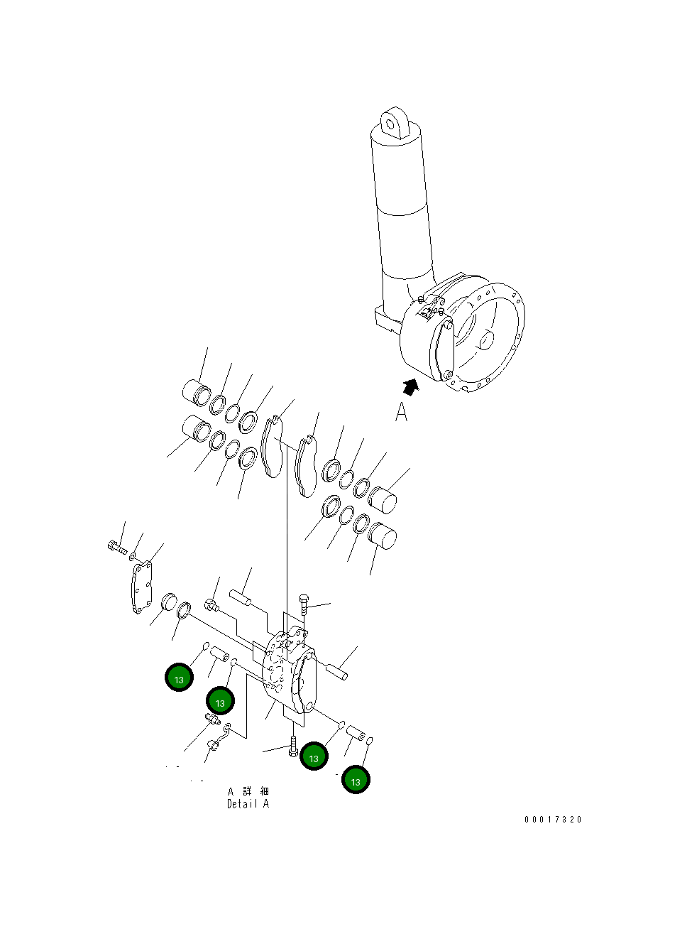 Кольцо уплотнительное (O-Ring) 567-32-71750 Komatsu
