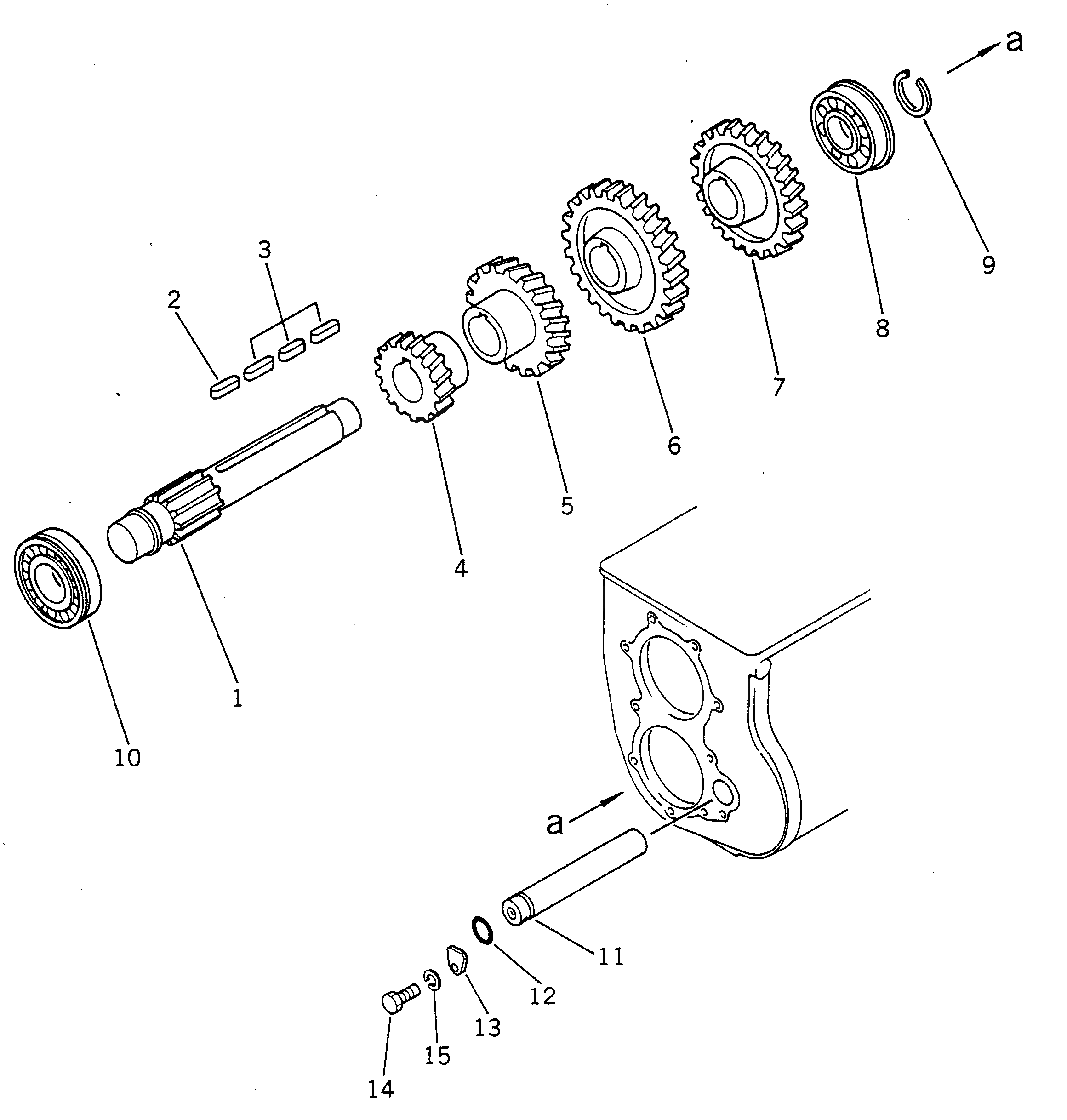 Подшипник 1-09810-053-0 Komatsu