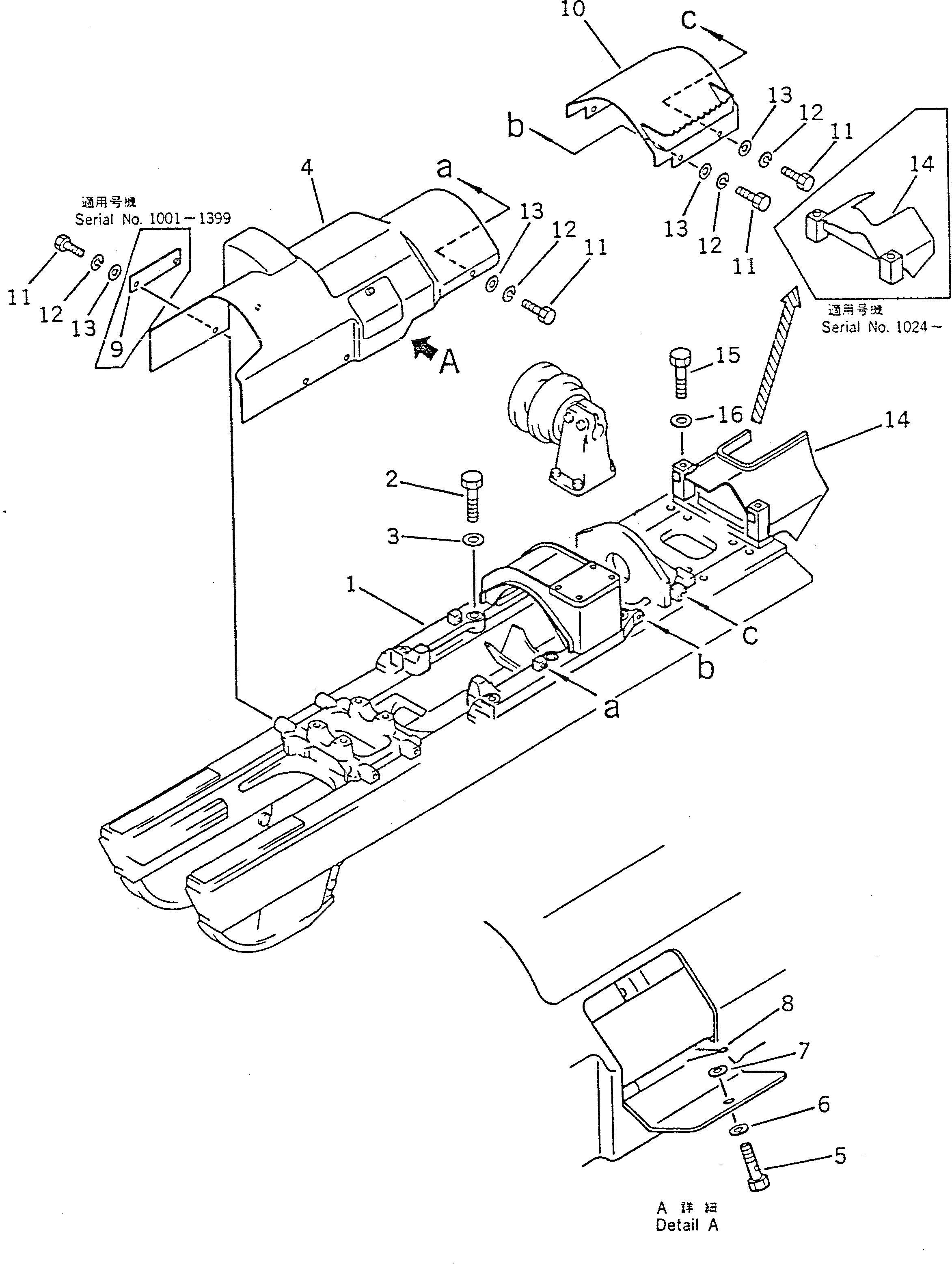 Болт 01011-52040  Komatsu
