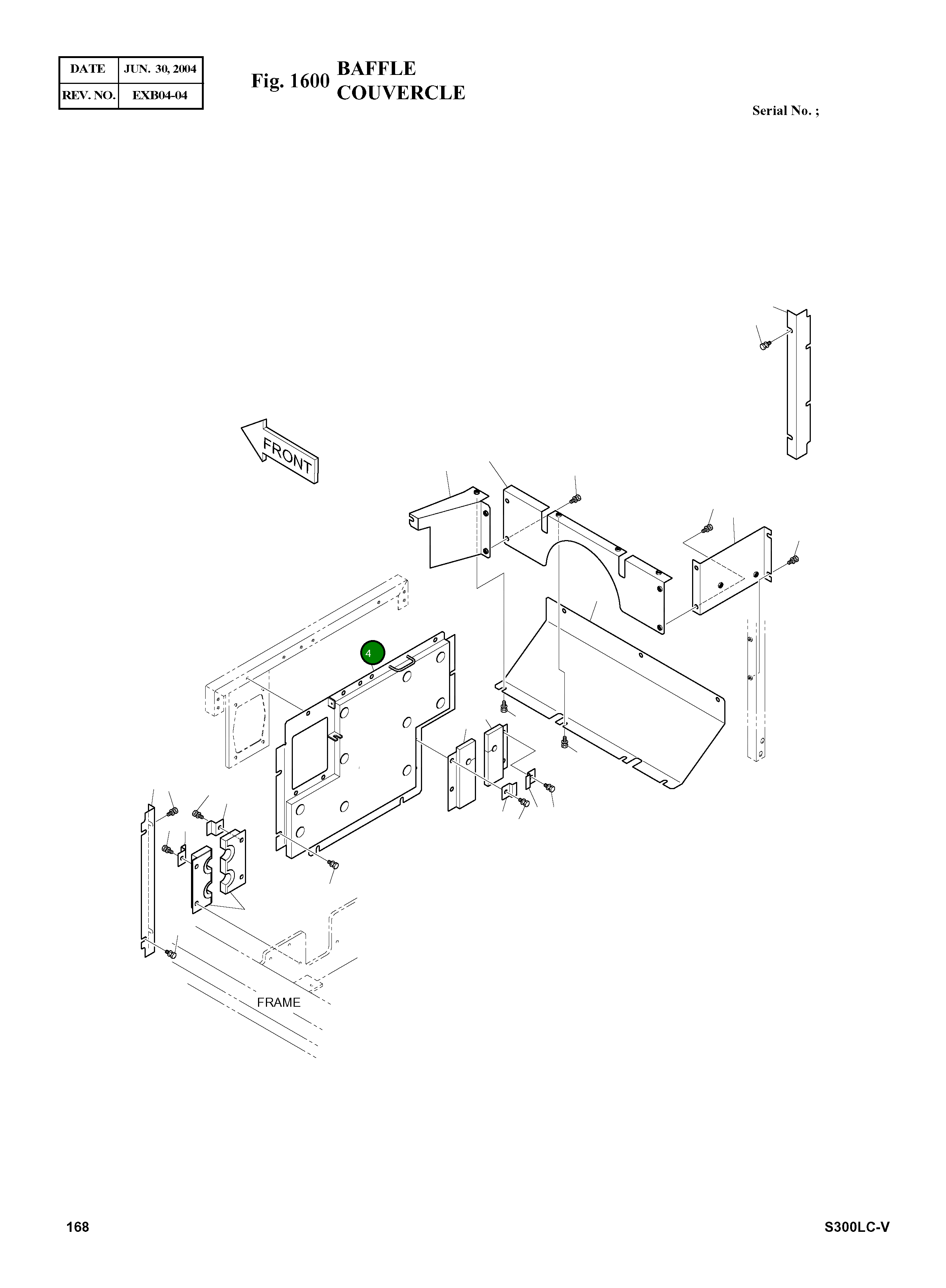 Крышка 621-01545G  Komatsu