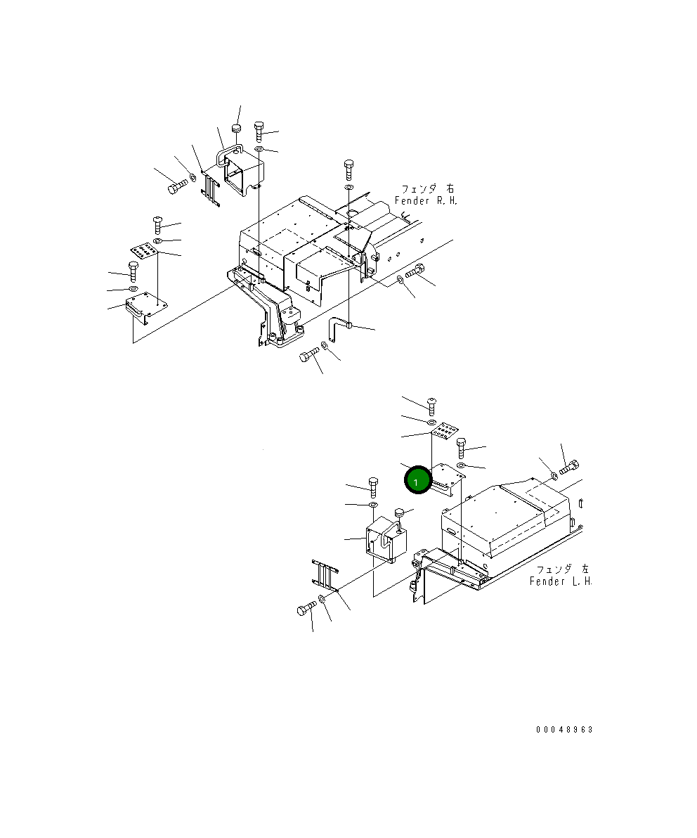 Крышка 195-54-82151 Komatsu