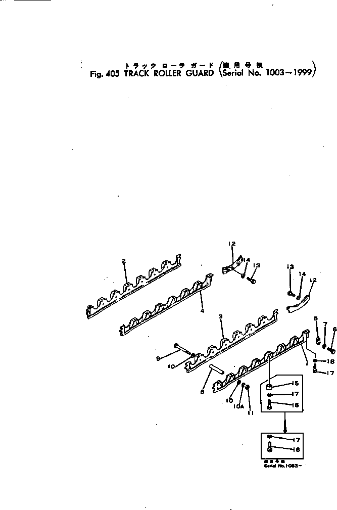 Болт 01010-32255 Komatsu