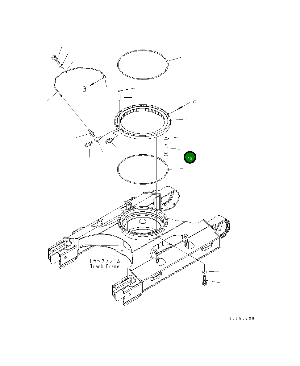 Болт 21K-25-K1130 Komatsu