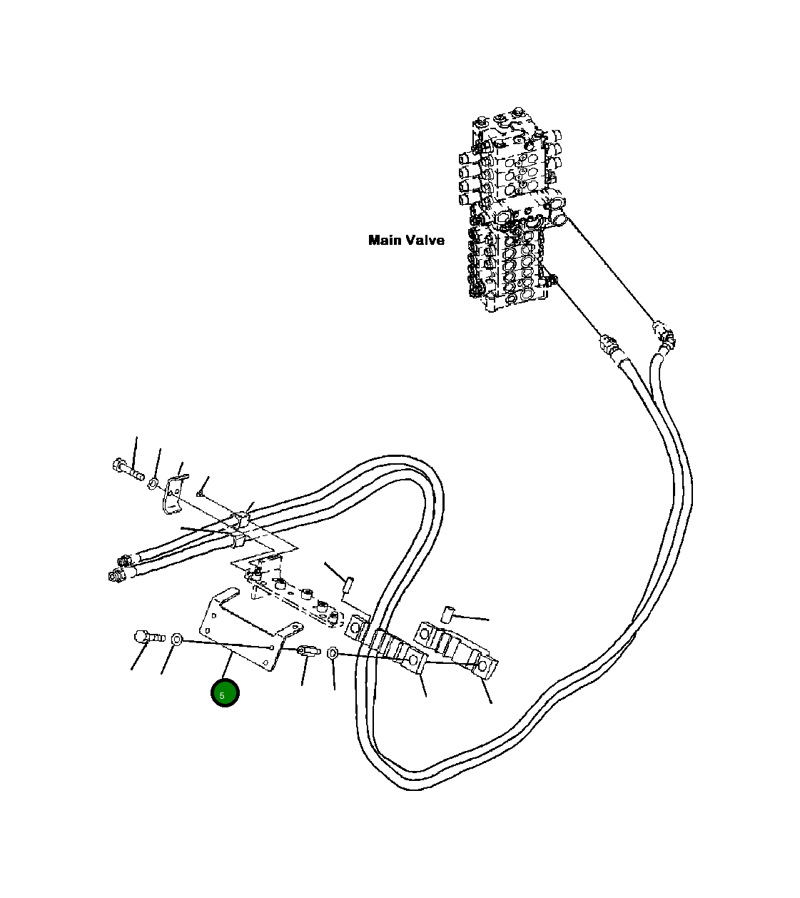 Крышка 22P-70-11611  Komatsu