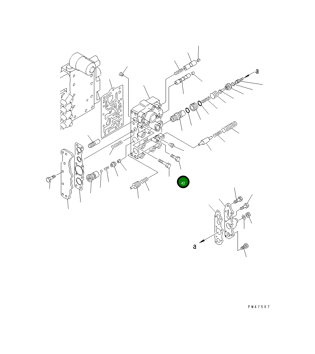 Болт 01010-60875 Komatsu