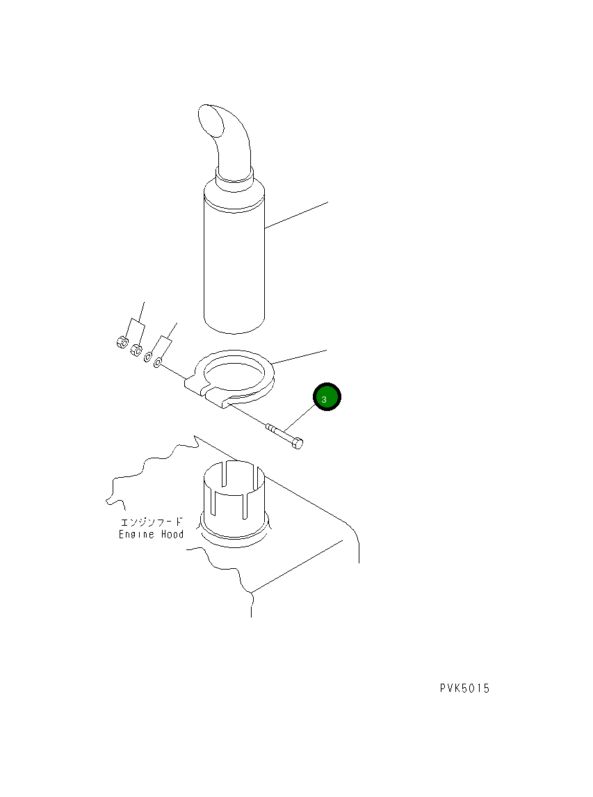 Болт 6144-11-5670 Komatsu