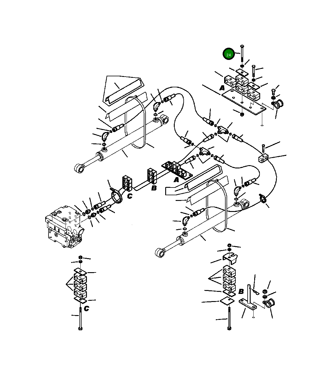 Болт 801 015 555 Komatsu