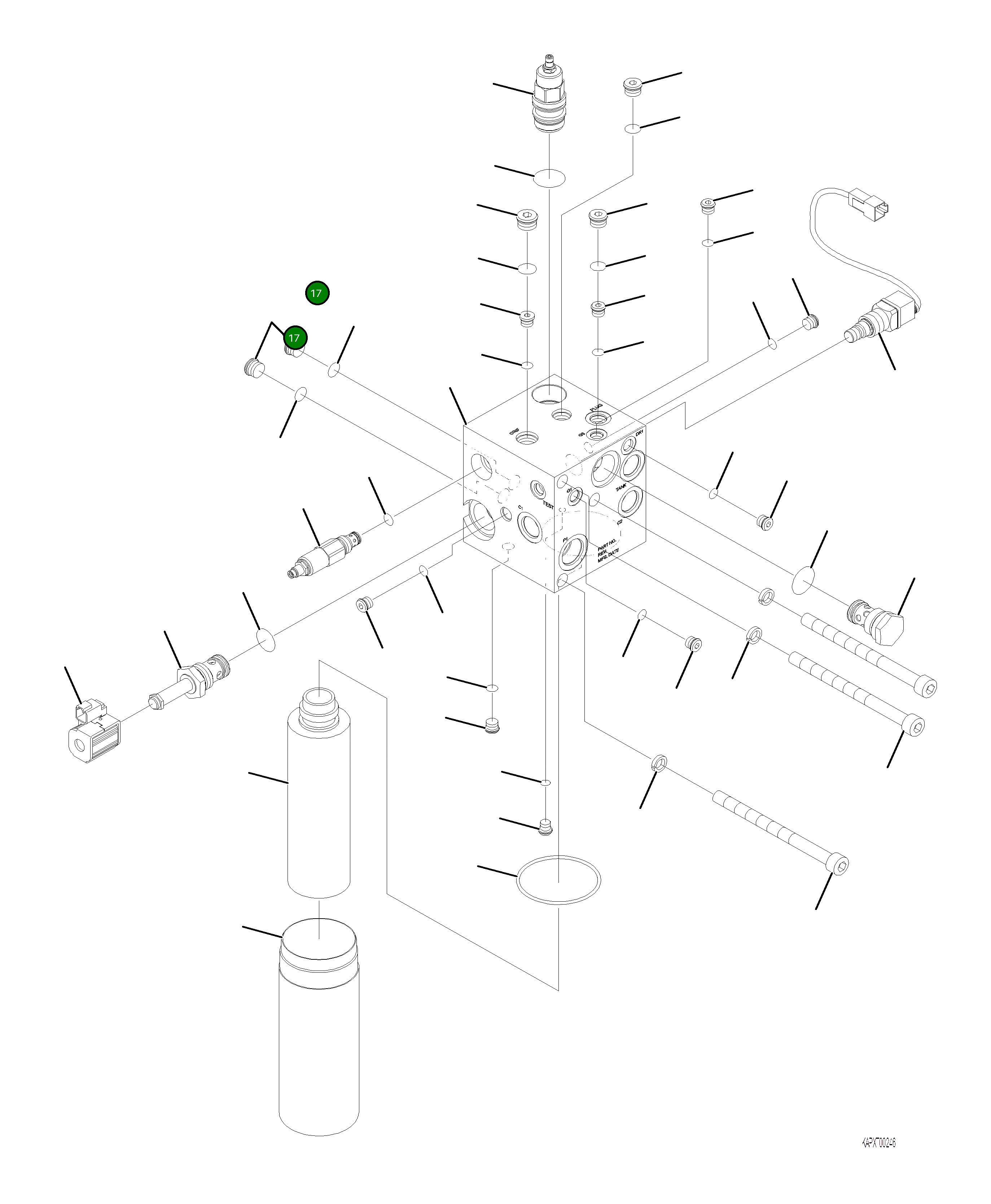 Болт 4A1-60-25320  Komatsu