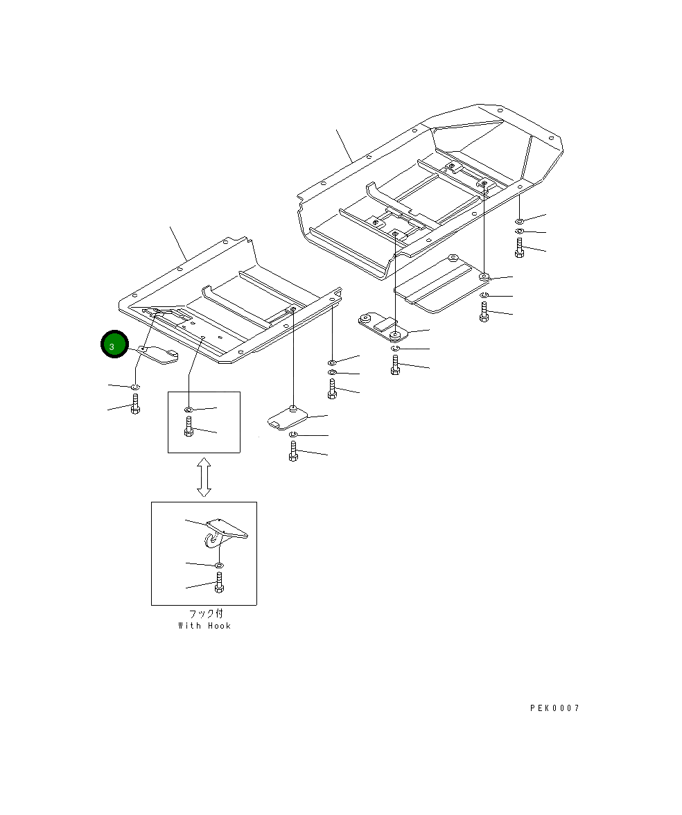 Крышка 134-54-31240  Komatsu