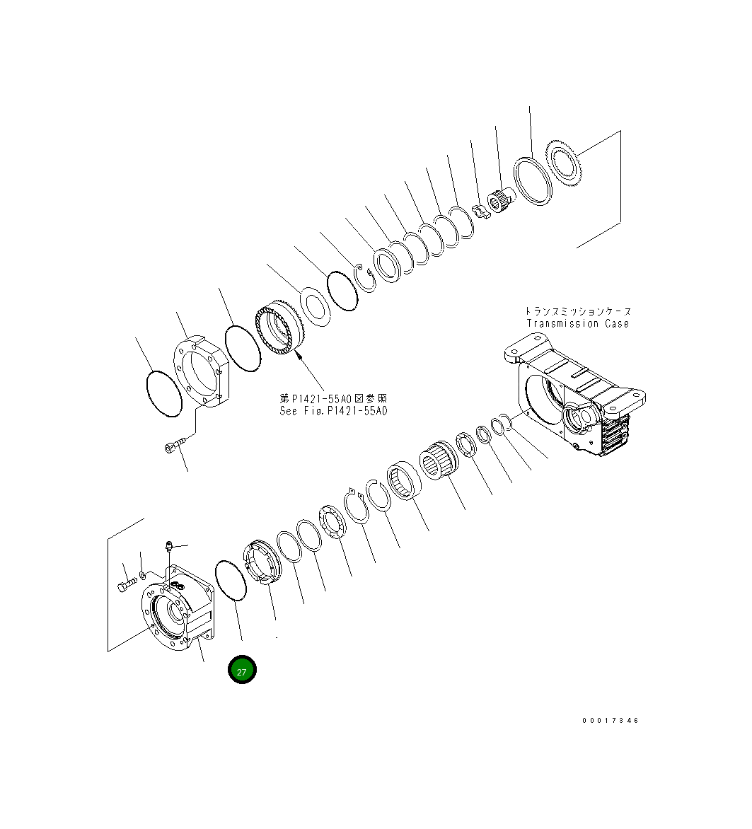 Кольцо уплотнительное (O-Ring) 20K-14-31320 Komatsu