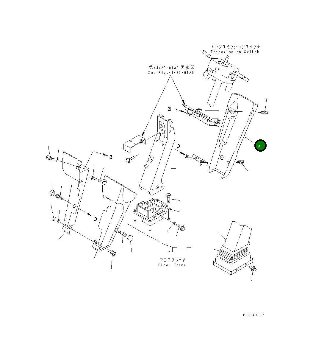 Крышка 421-54-22310  Komatsu