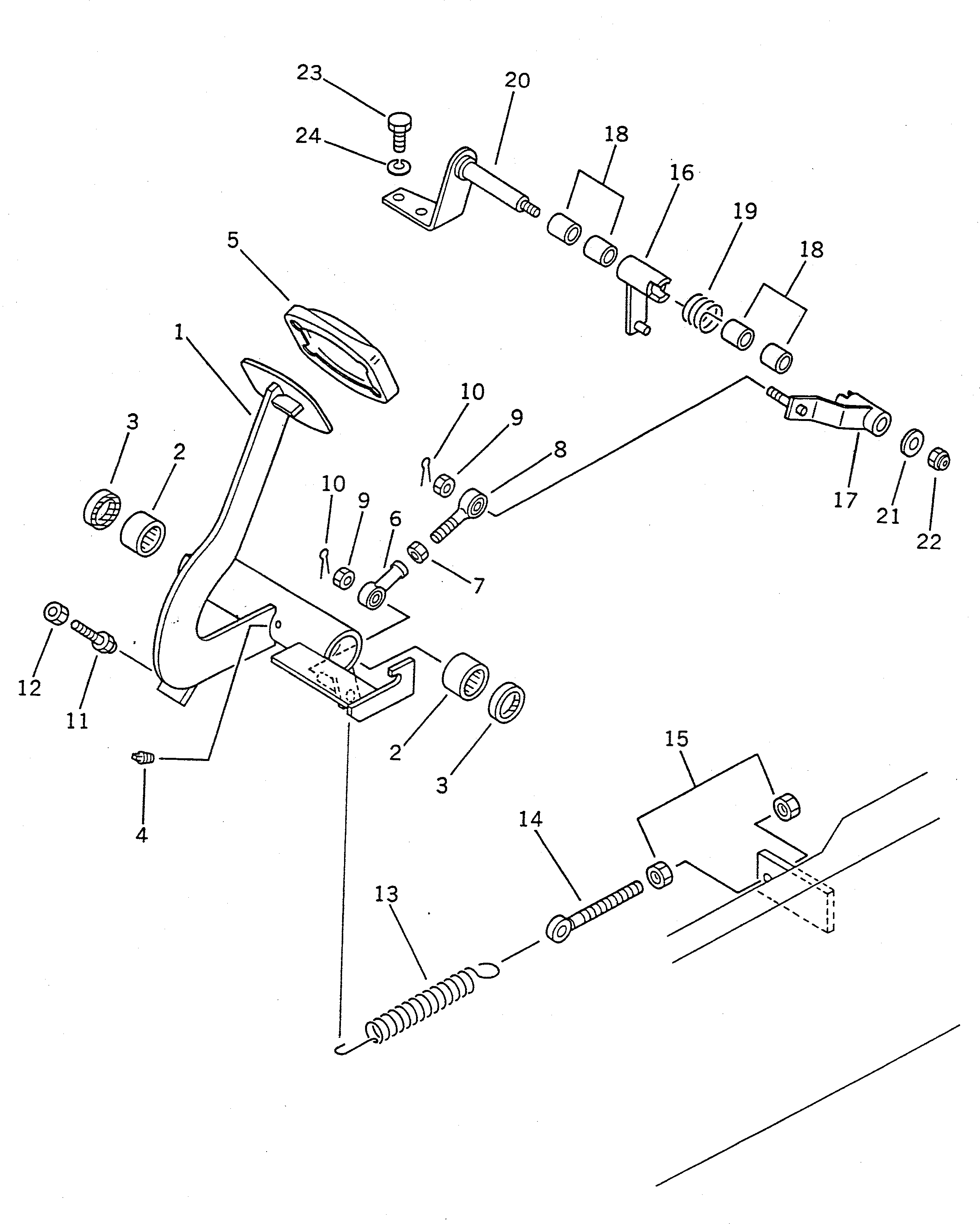 Рычаг 362-43-13280 Komatsu