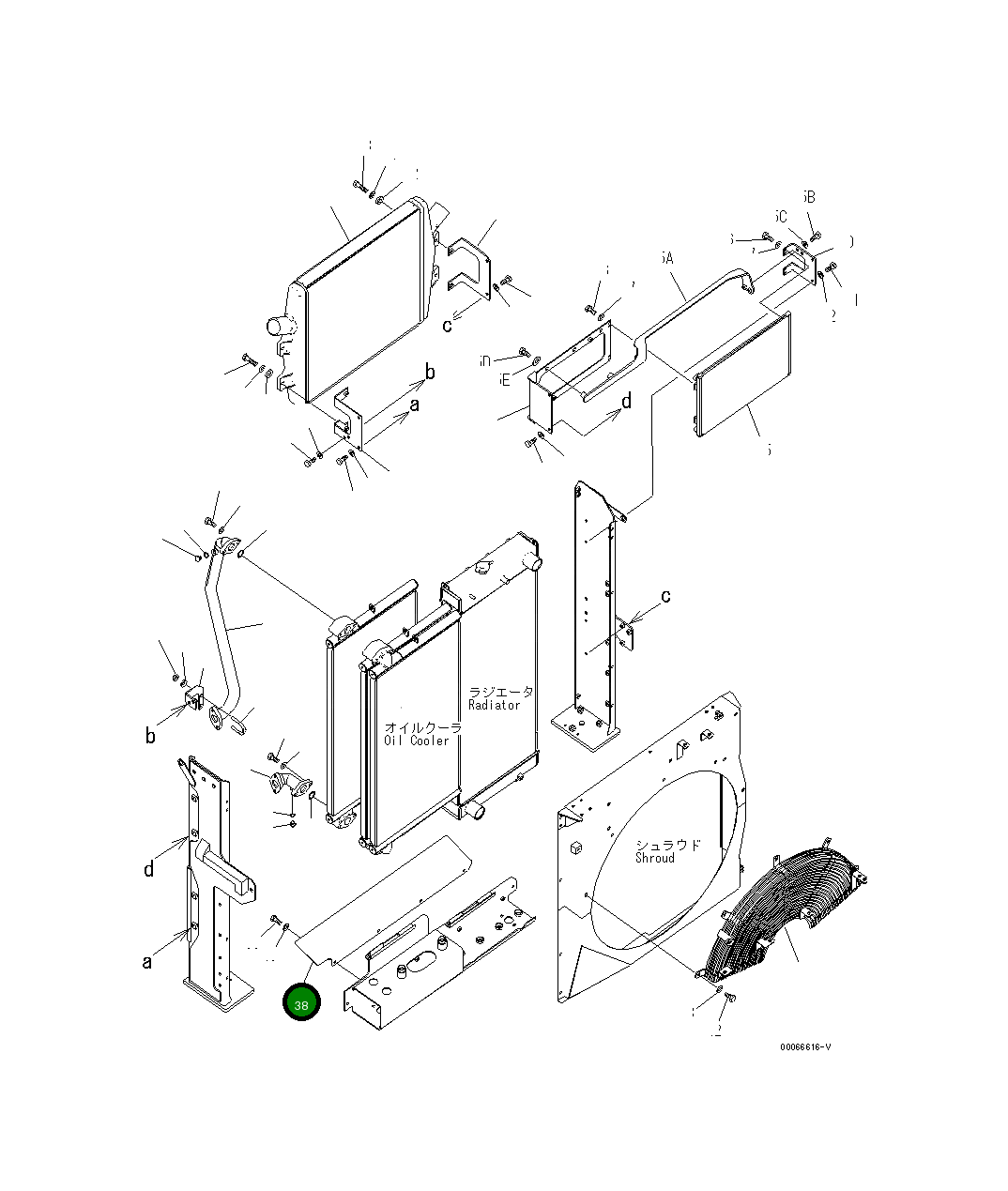 Крышка 208-03-76430  Komatsu
