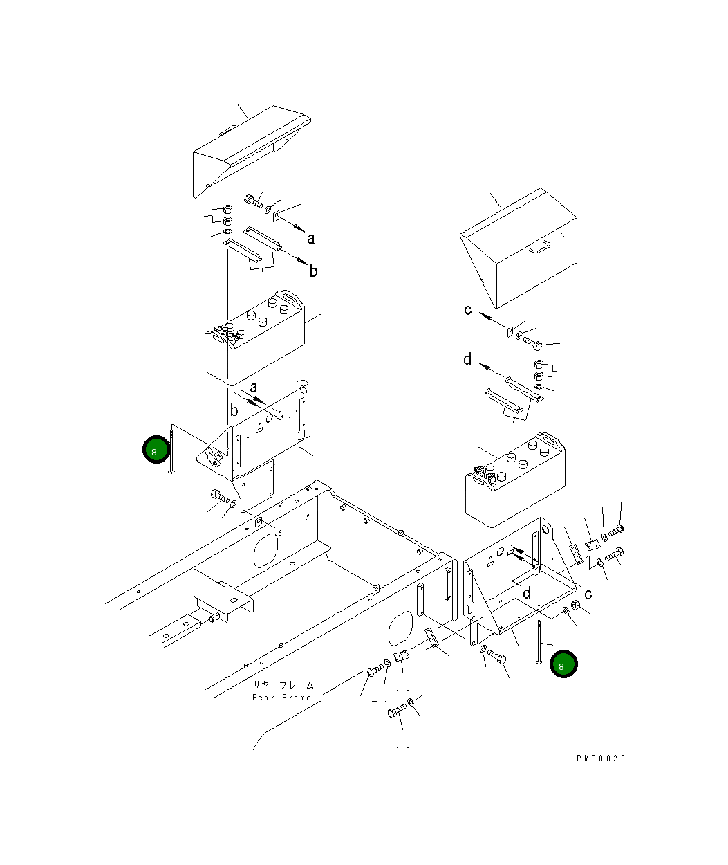 Болт 419-911-1170 Komatsu