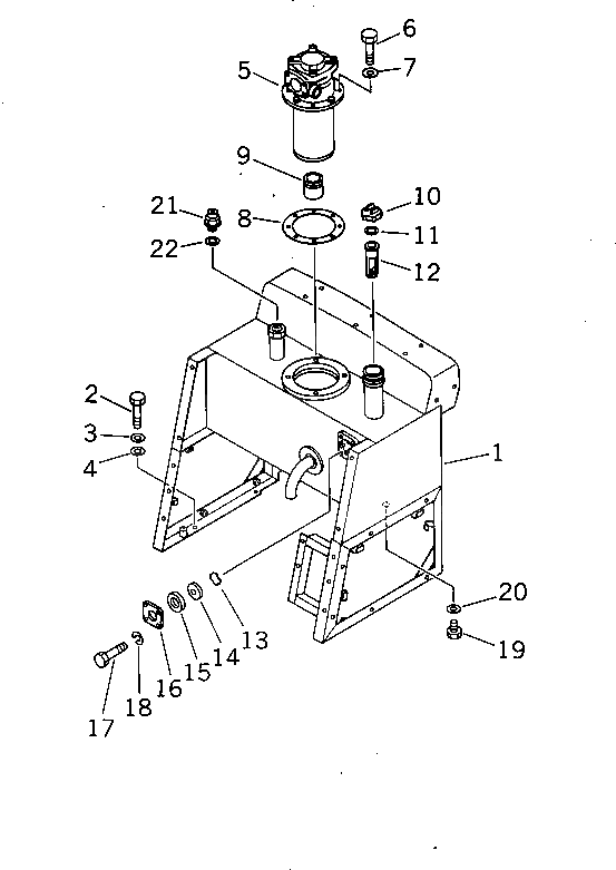 Болт 01050-51620  Komatsu