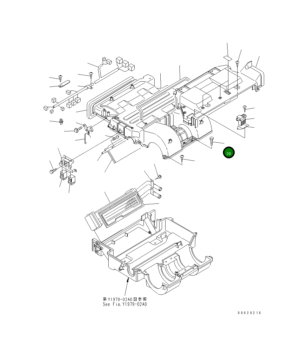 Болт DK020046-3540  Komatsu