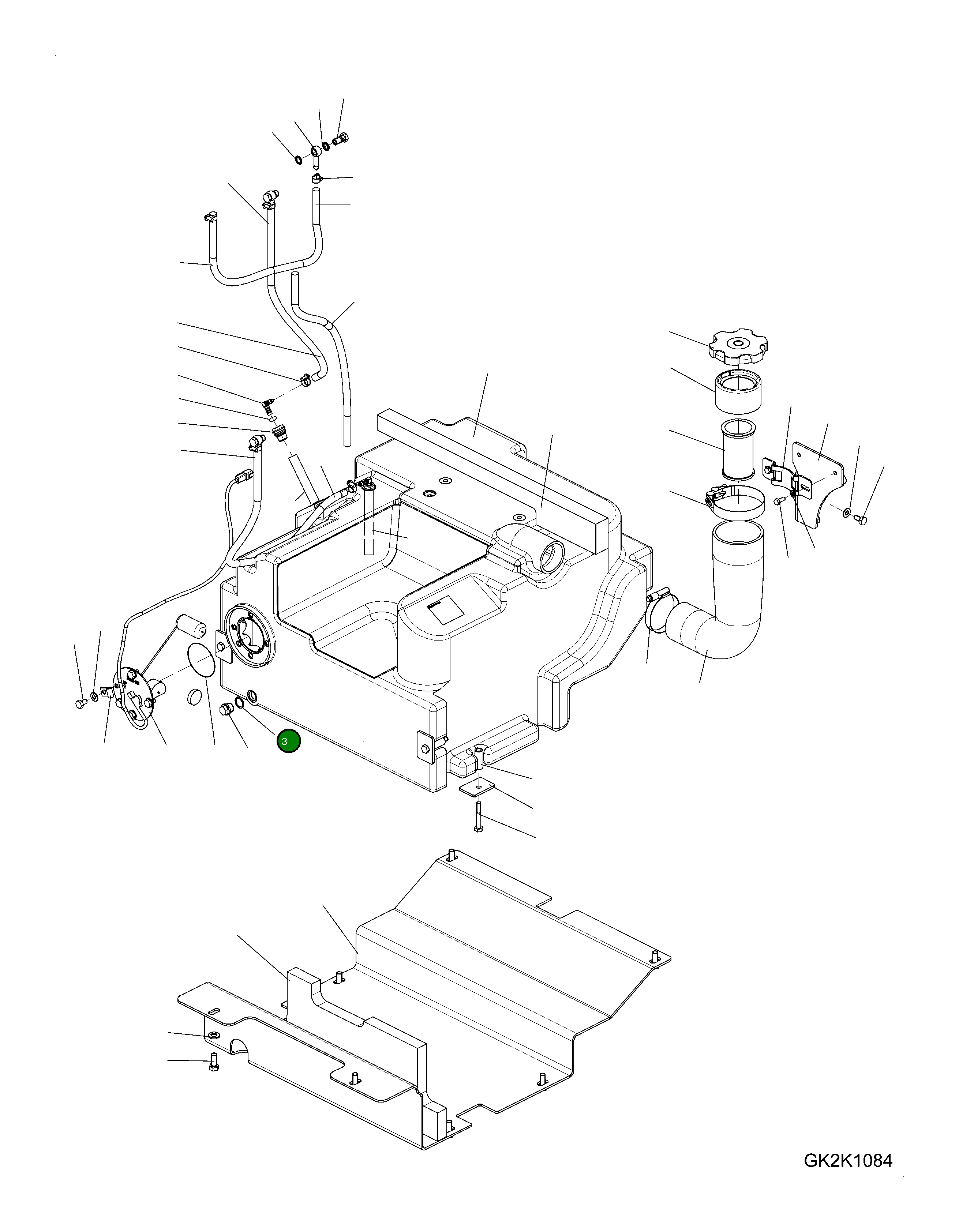 Кольцо уплотнительное (O-Ring) 42T-04-H0P07 Komatsu