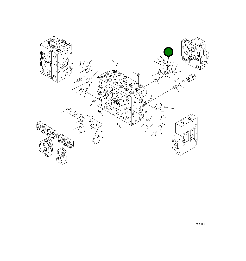 Кольцо уплотнительное (O-Ring) 07000-53036 Komatsu