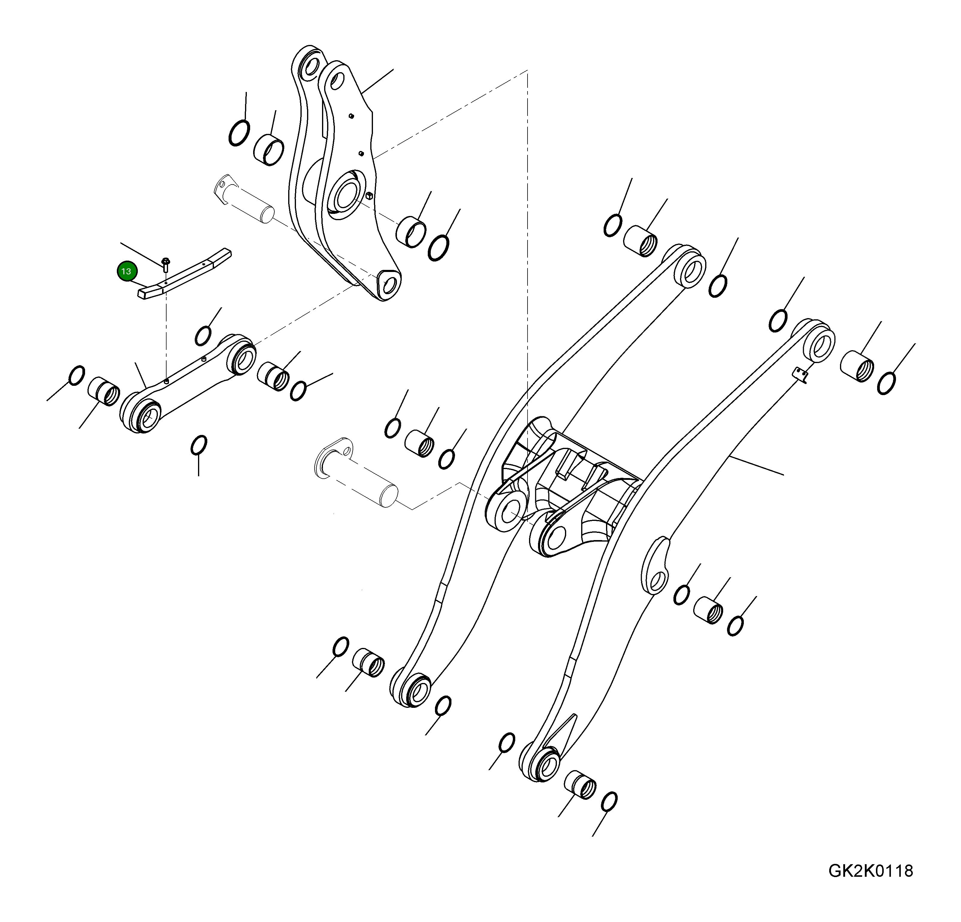 Крышка 425-70-H1360 Komatsu
