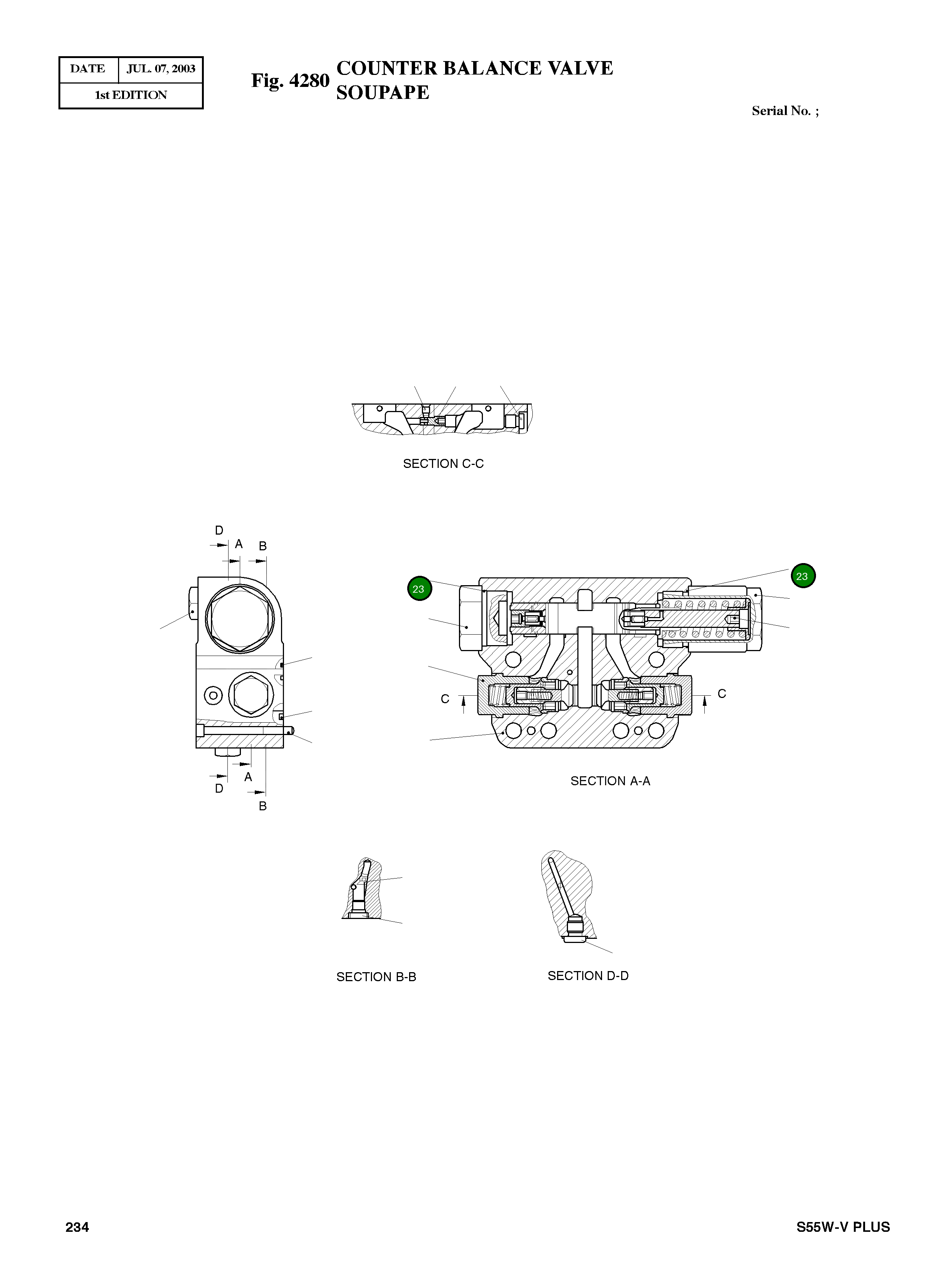 Кольцо уплотнительное (O-Ring) 09152377 Komatsu