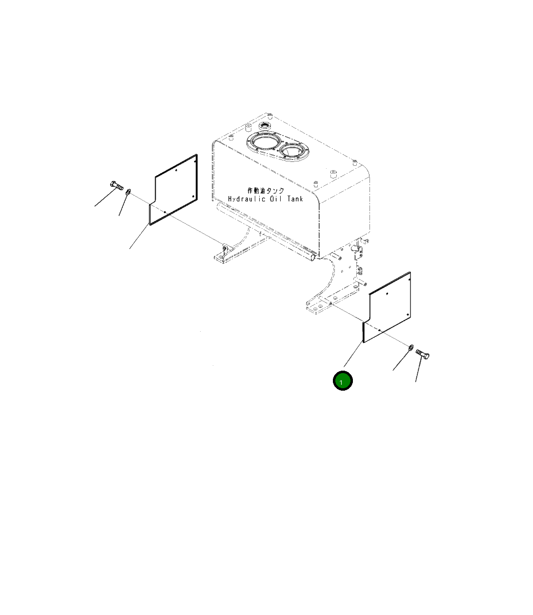 Крышка 421-54-51810 Komatsu