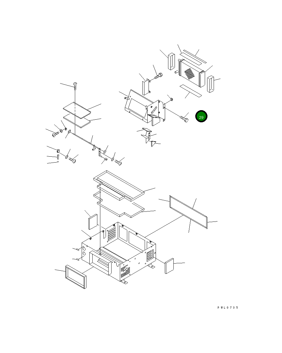 Болт TW8022-0512 Komatsu