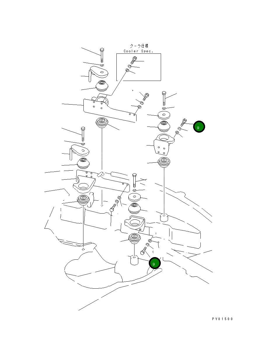 Болт YM26076-120352 Komatsu