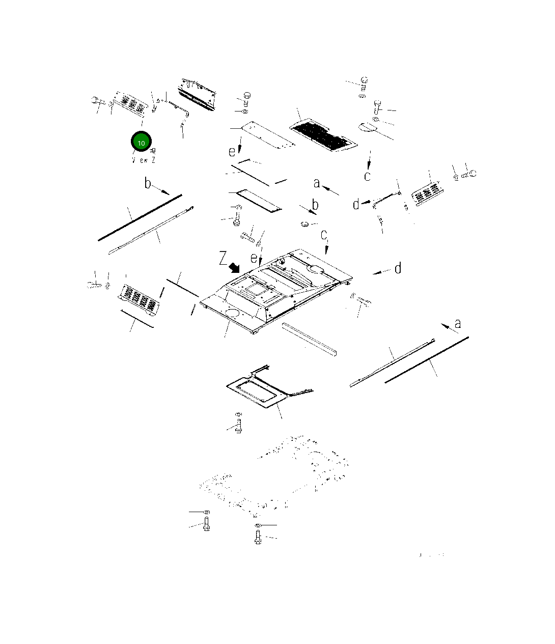 Крышка 419-54-62651 Komatsu