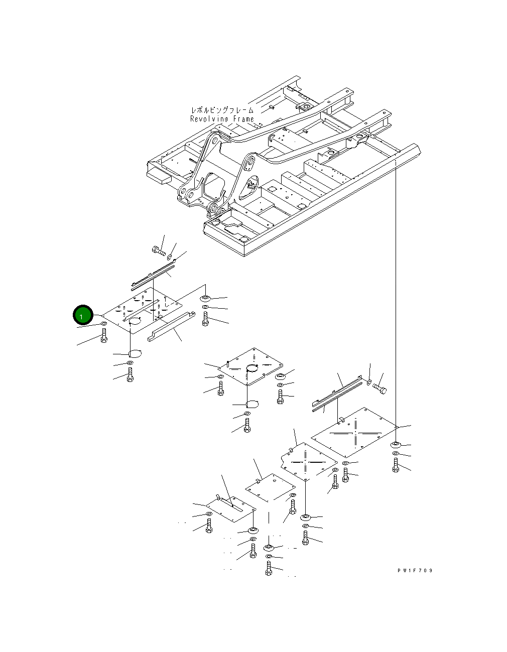Крышка 208-54-68852 Komatsu