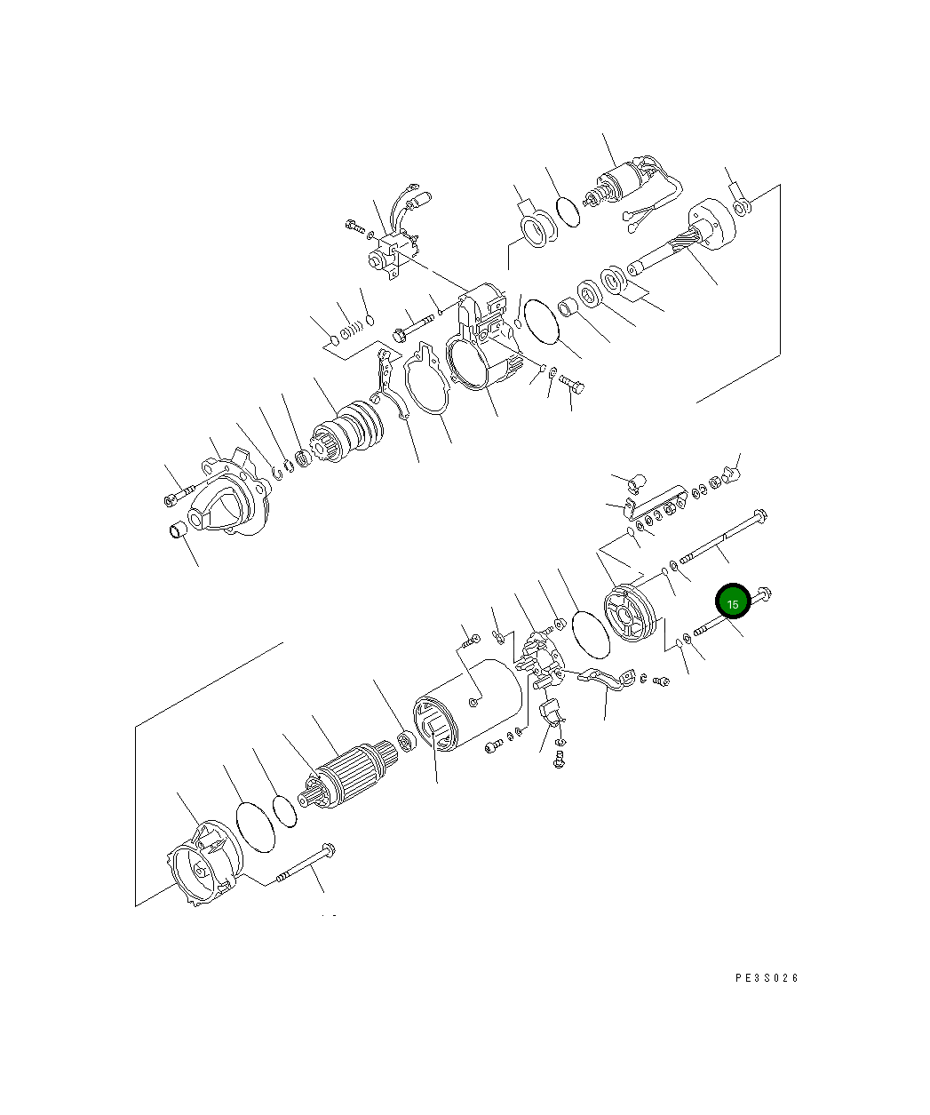 Болт SD5010-233-50  Komatsu