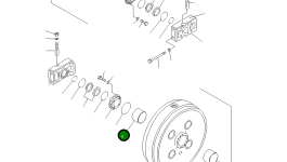 Кольцо уплотнительное (O-Ring) 19M-30-13180 Komatsu