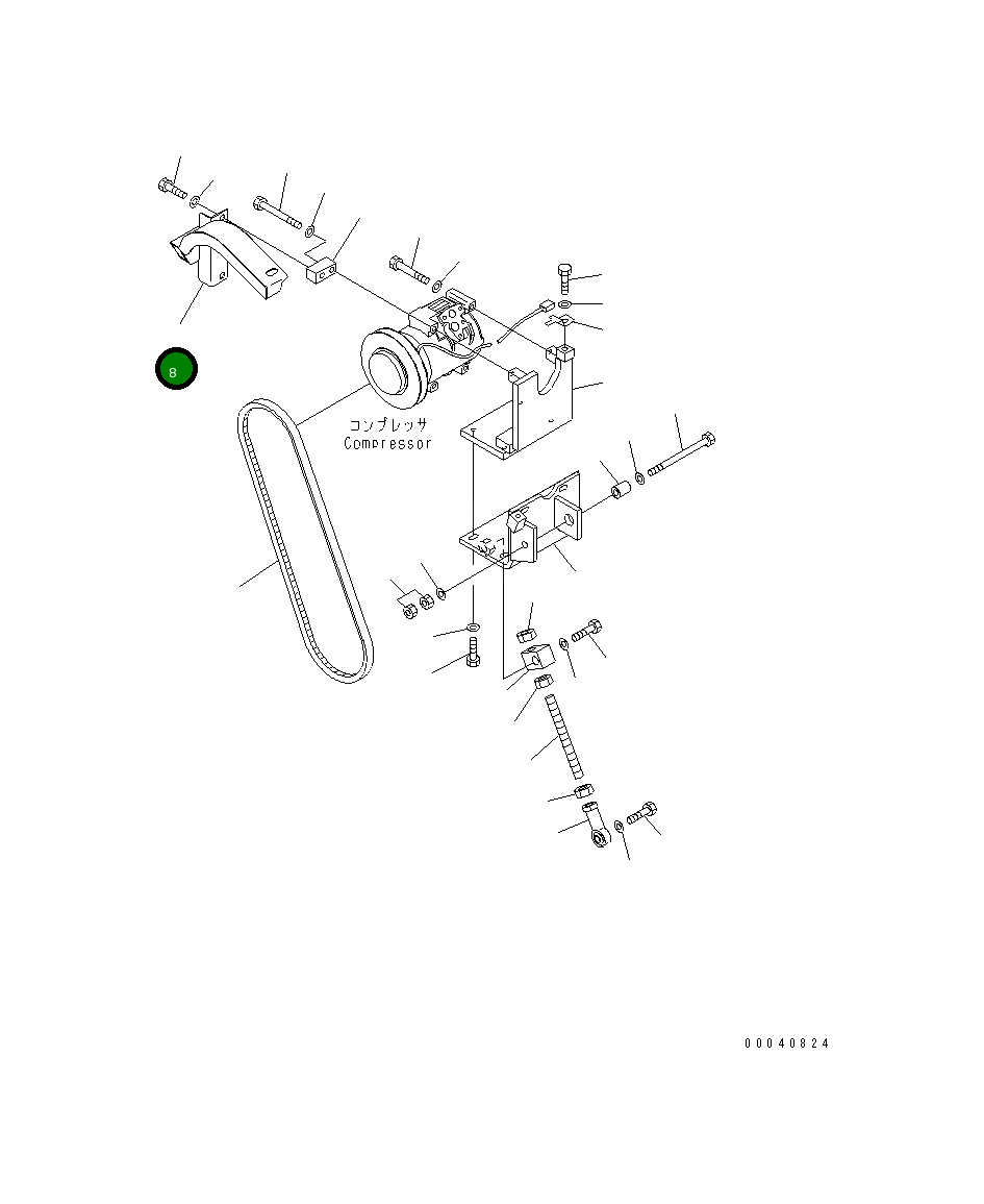 Крышка 198-911-6250 Komatsu